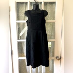 Ann Taylor size 6P petite black professional dress, hits just below the knee EUC